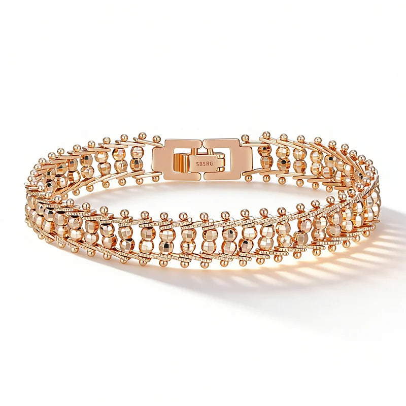 Aurora Rose Gold Link Bracelet