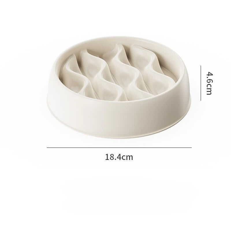 Dual-Use Slow Feeder Bowl for Dogs & Cats