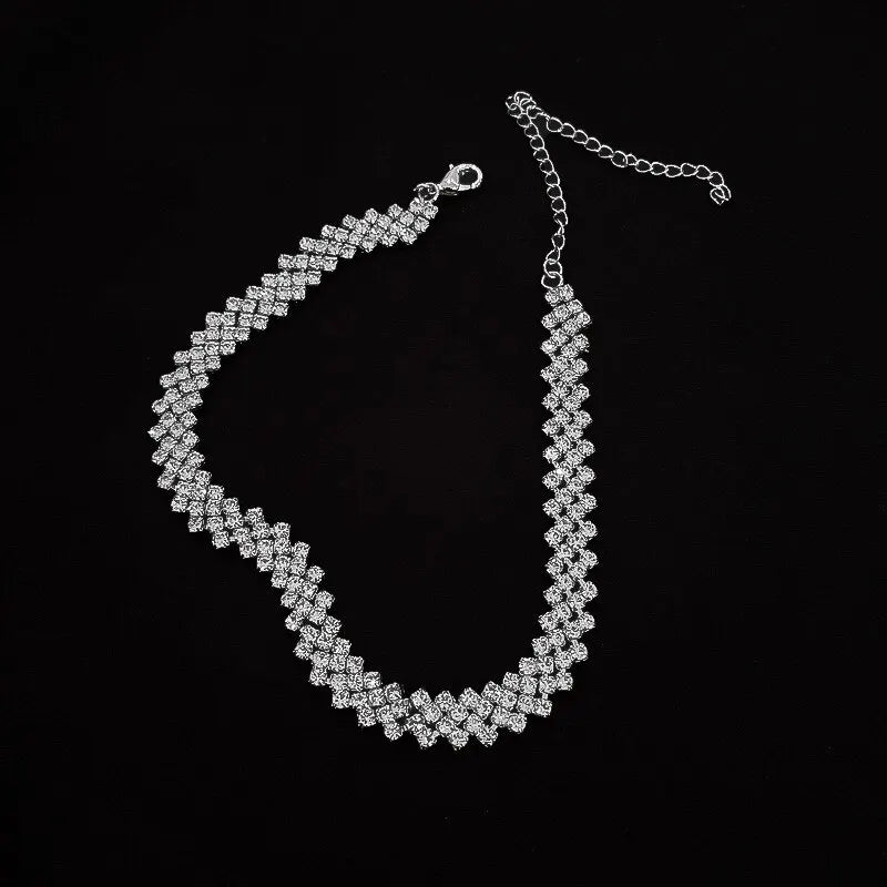 Crystal Riviera Choker Necklace