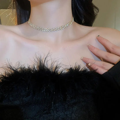 Crystal Riviera Choker Necklace