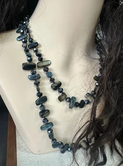 Mosaic Stone Layered Necklace