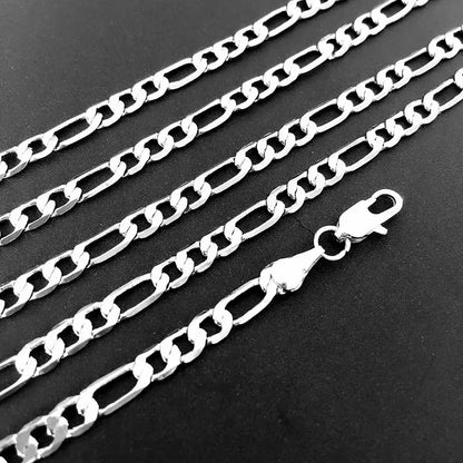 Silver-tone chain necklace with lobster clasp detail