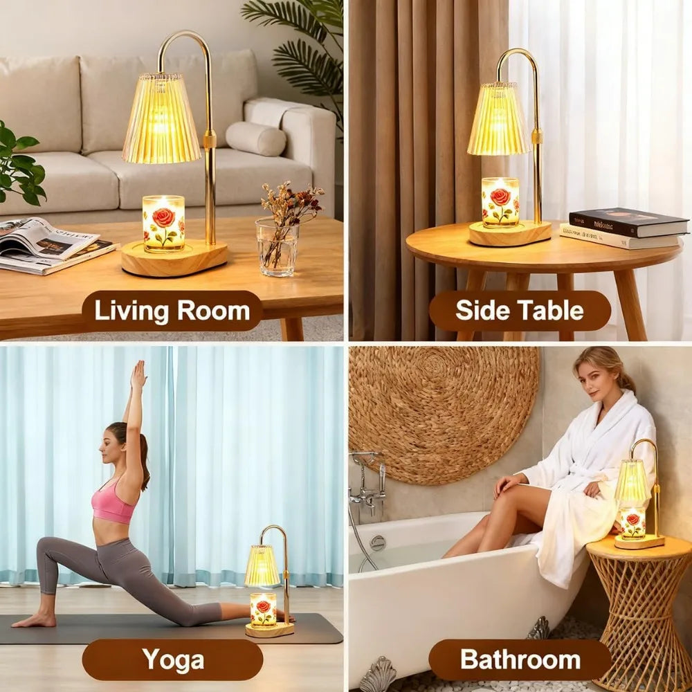 Luméa Adjustable Candle Warmer Lamp with Timer