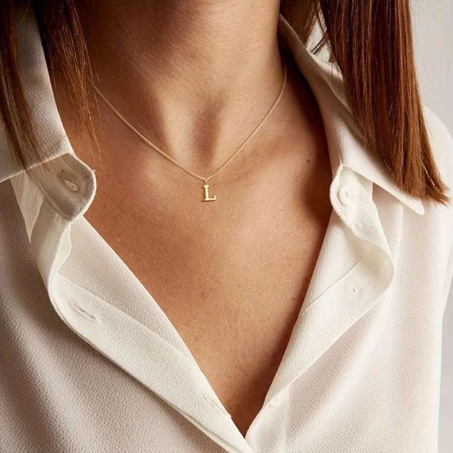 Personalised Initial Pendant Necklace