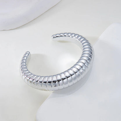 Sculptural Resin Cuff Bangle