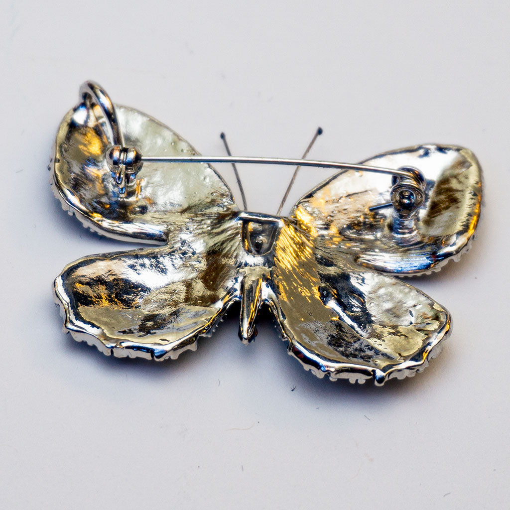 Sparkling Butterfly Brooch