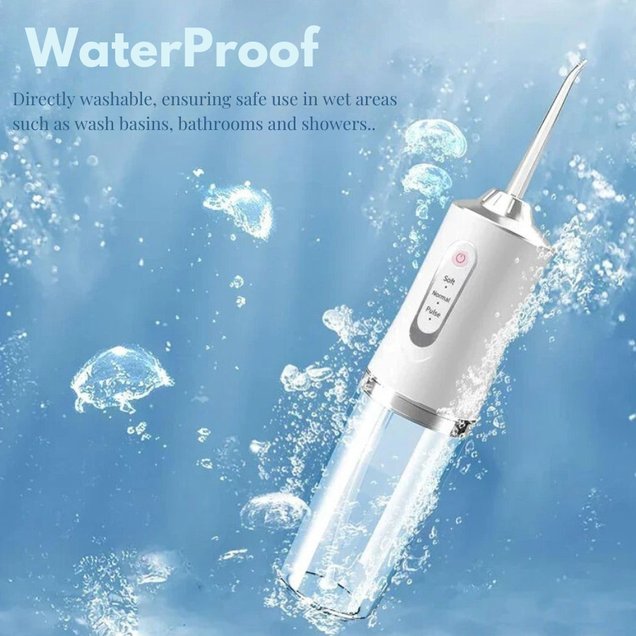 WaterFlosser Optimized Water Jet for Teeth Cleaning